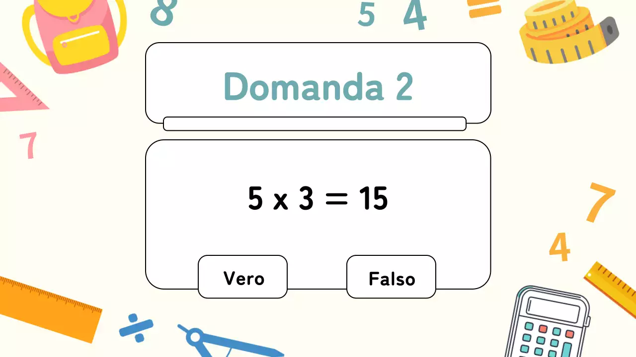 Materiale di studio per i quiz di matematica della pianura gialla