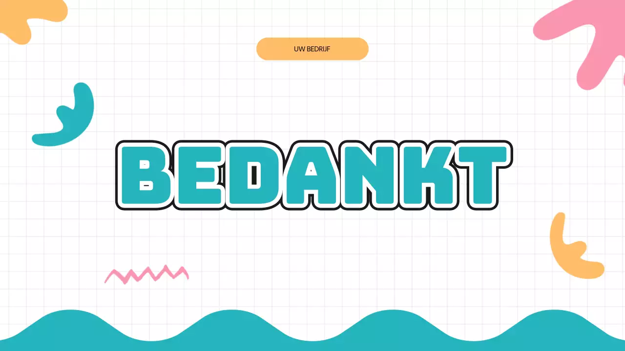 Groen Blauw Moderne Gezonde Gewoonten Lesmateriaal