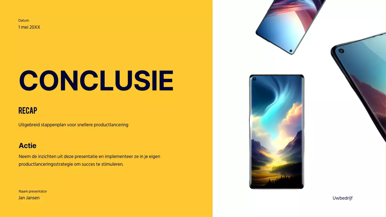 Marine Gedurfde Productlancering Bedrijfsstrategie