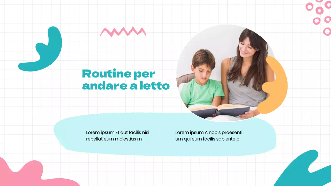 Verde Blu Moderne abitudini salutari Materiale di classe