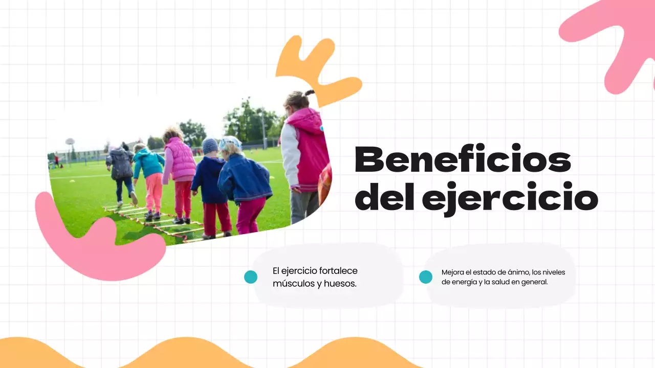 Green Blue Hábitos saludables modernos Material de clase