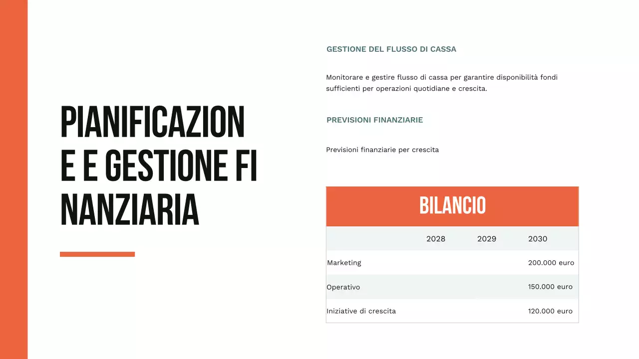Arancione Semplice strategia di crescita delle piccole imprese