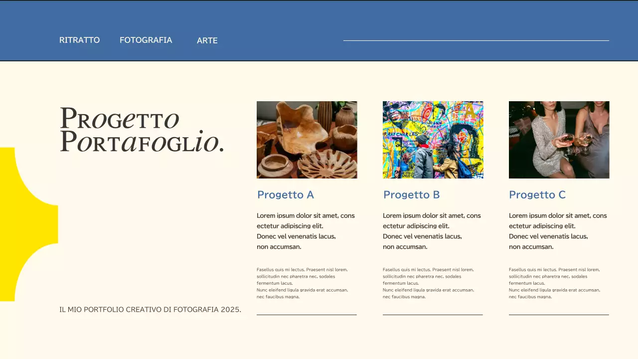 Portafoglio creativo di tendenza rosa e blu