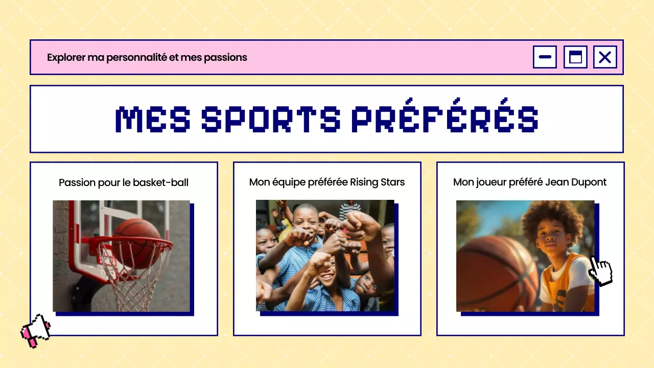 Bleu et rose audacieux C'est qui je suis Introduction