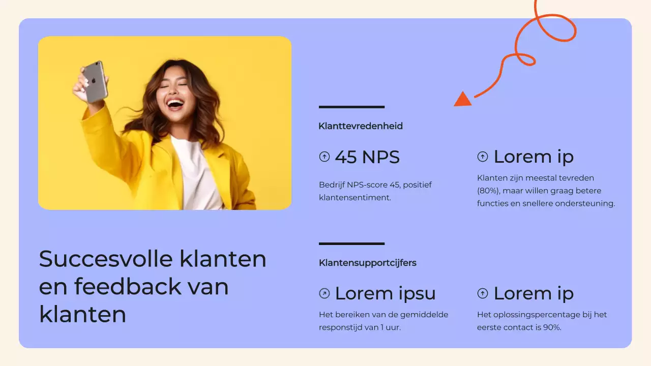 Zwart en Oranje Modern Kwartaalverslag Vergaderingen