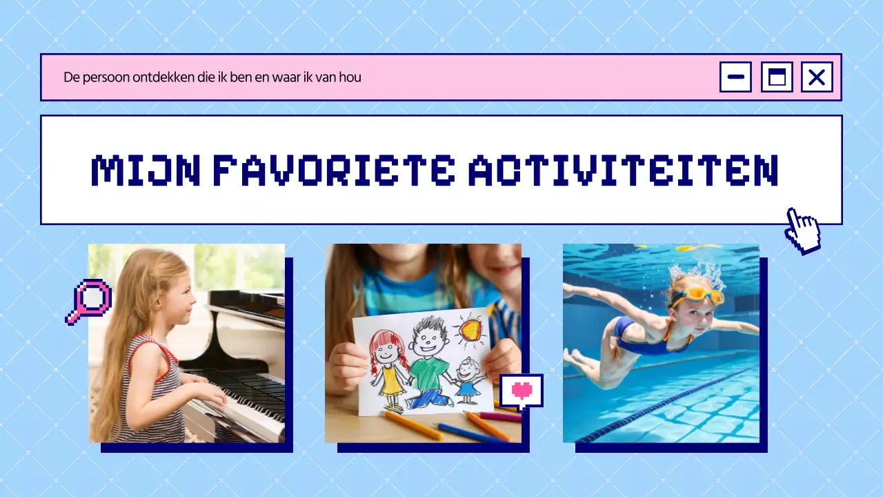 Blauw en Roze Vet Dit is Wie Ik Ben Introductie