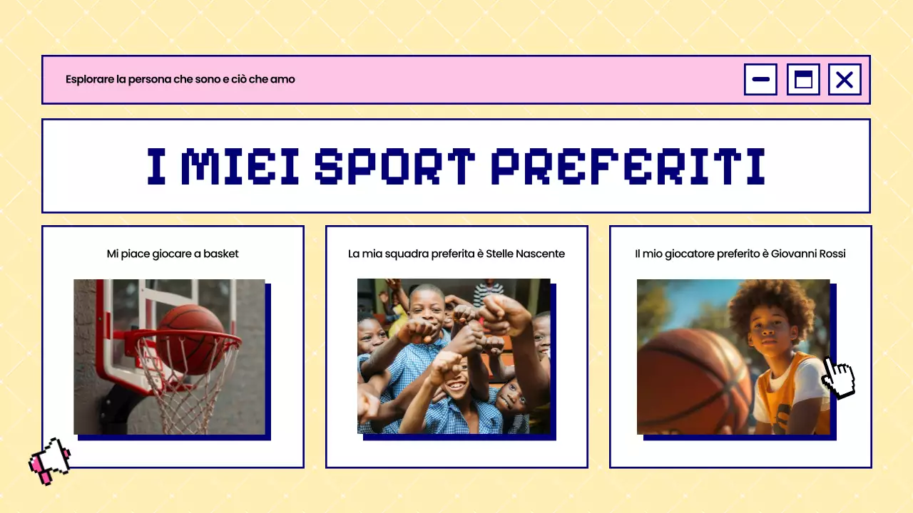 Blu e rosa in grassetto Questo è ciò che sono Introduzione