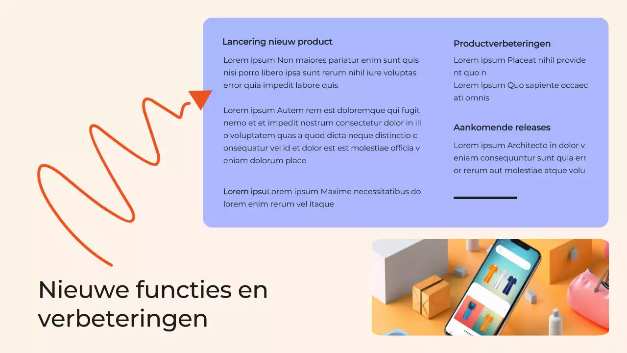 Zwart en Oranje Modern Kwartaalverslag Vergaderingen