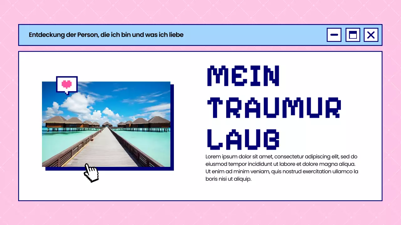 Blau und Rosa Bold This is Who I Am Einleitung