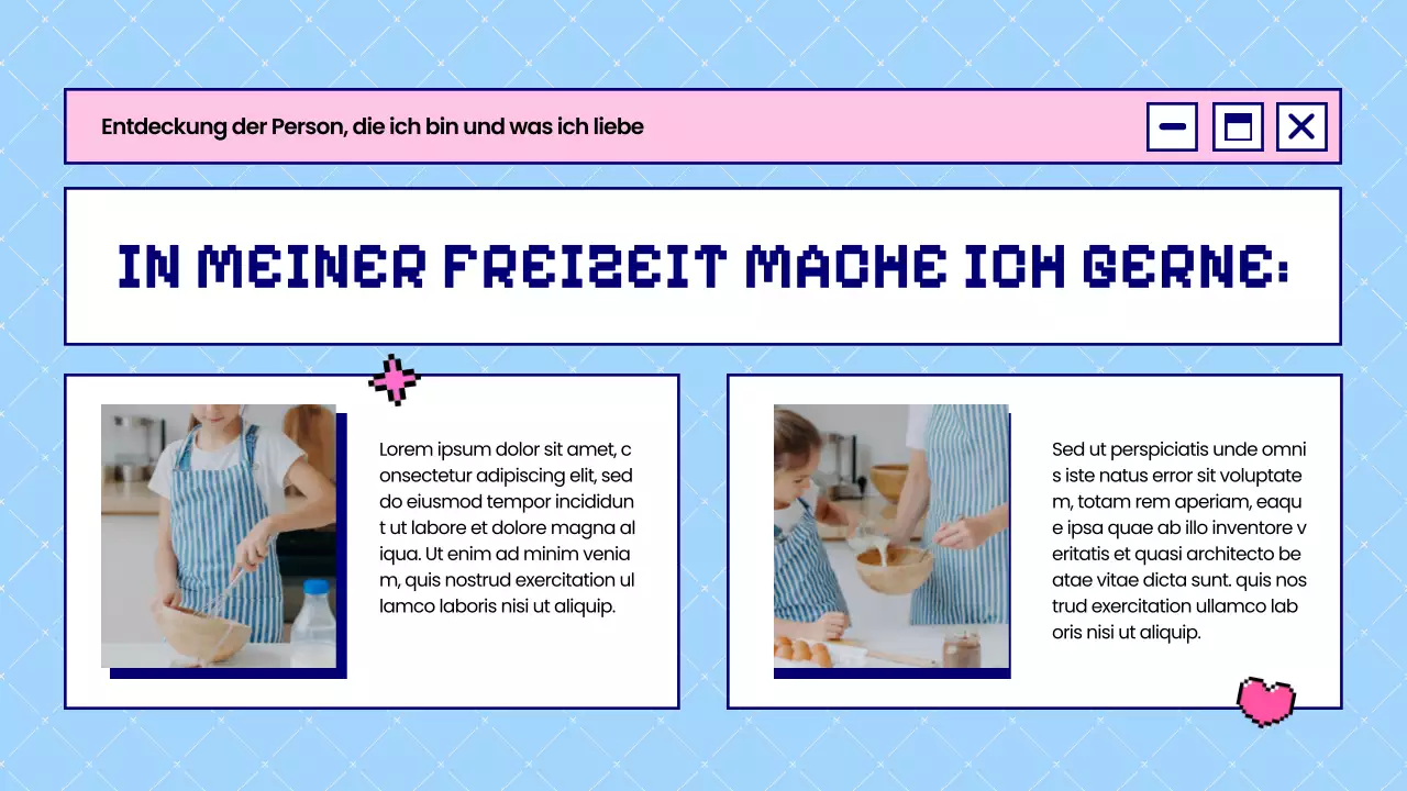 Blau und Rosa Bold This is Who I Am Einleitung