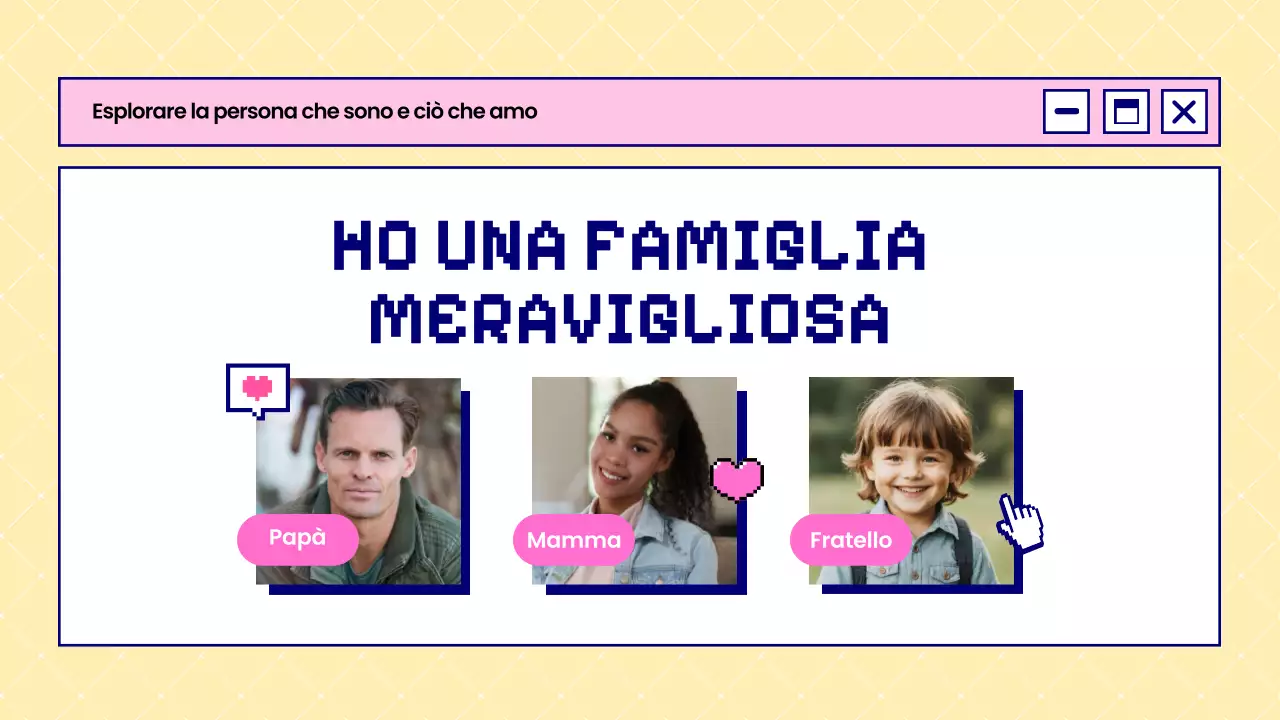 Blu e rosa in grassetto Questo è ciò che sono Introduzione