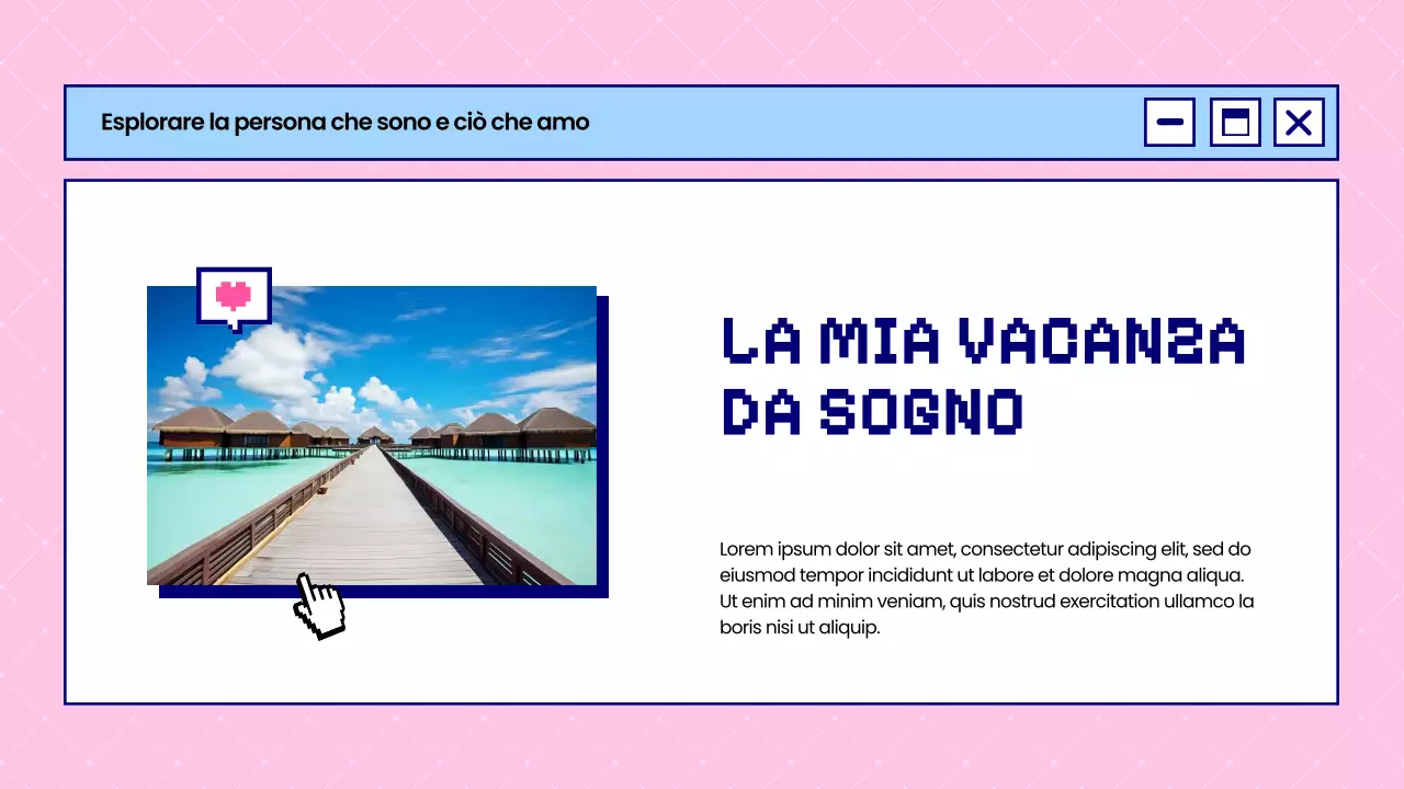 Blu e rosa in grassetto Questo è ciò che sono Introduzione