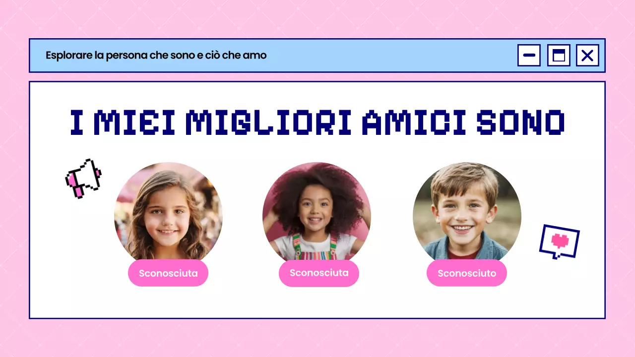 Blu e rosa in grassetto Questo è ciò che sono Introduzione