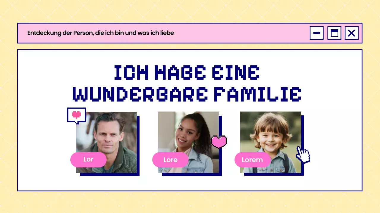 Blau und Rosa Bold This is Who I Am Einleitung