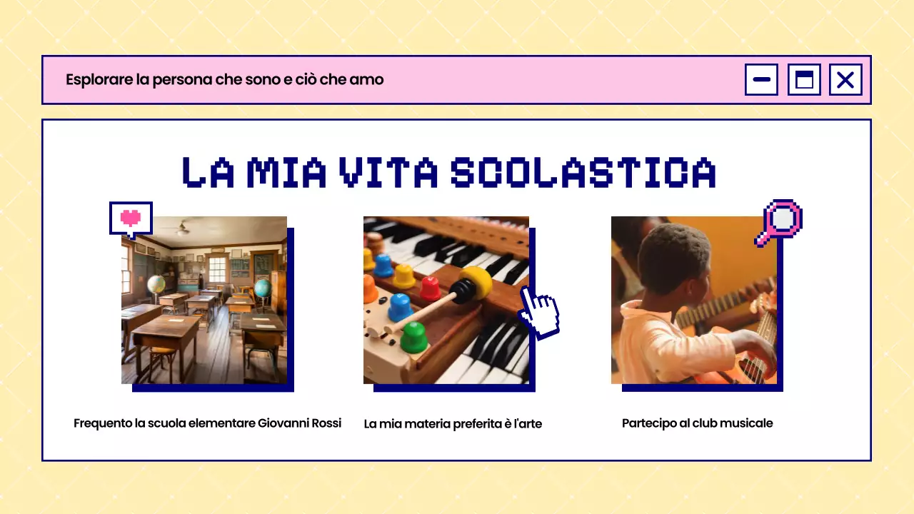 Blu e rosa in grassetto Questo è ciò che sono Introduzione