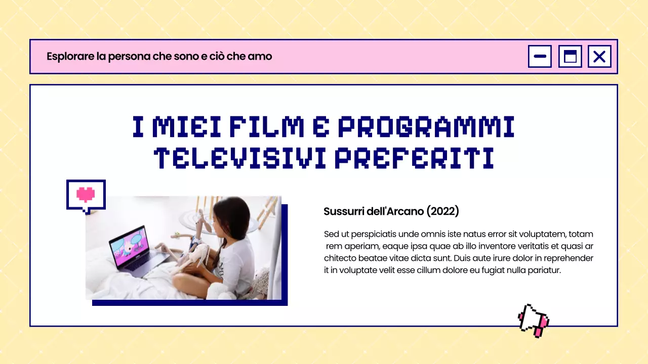 Blu e rosa in grassetto Questo è ciò che sono Introduzione