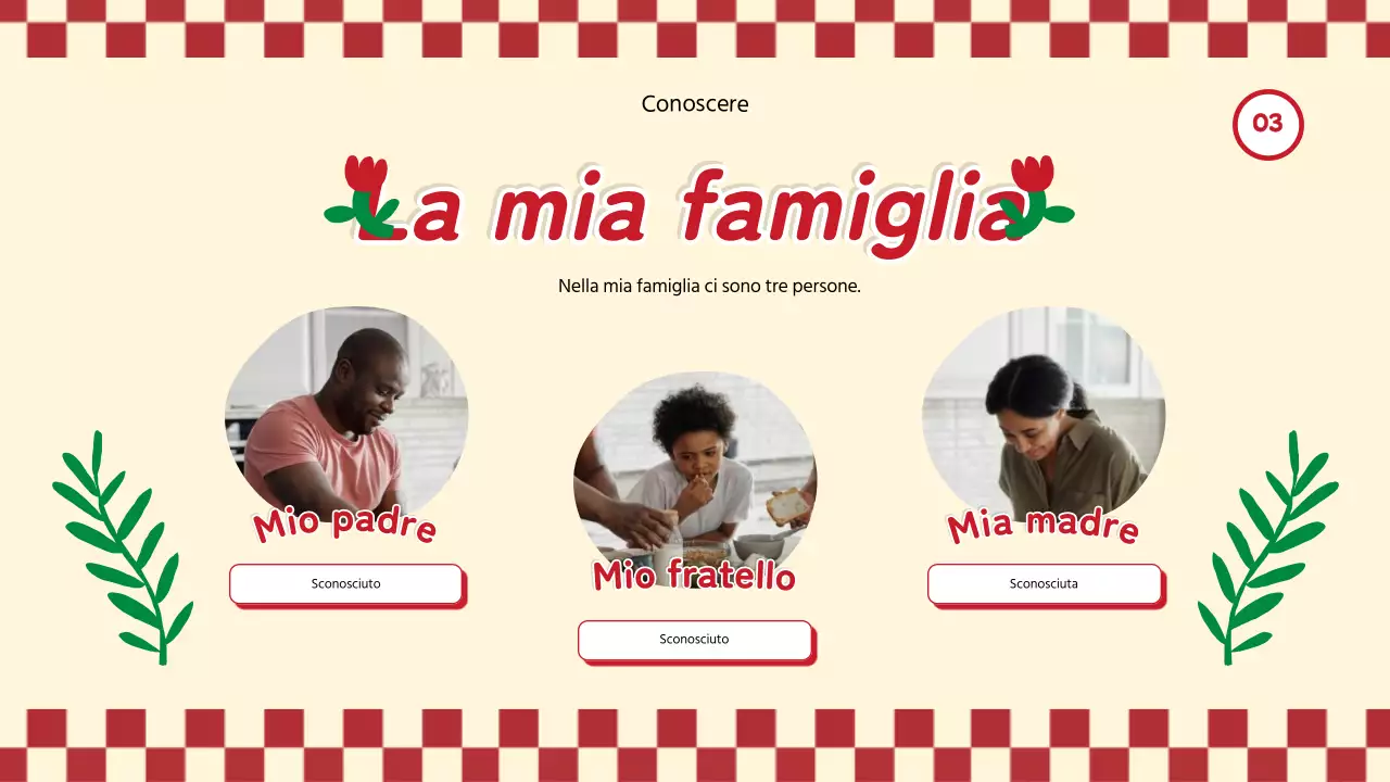 Red Trend Tutto su di me Autopresentazione