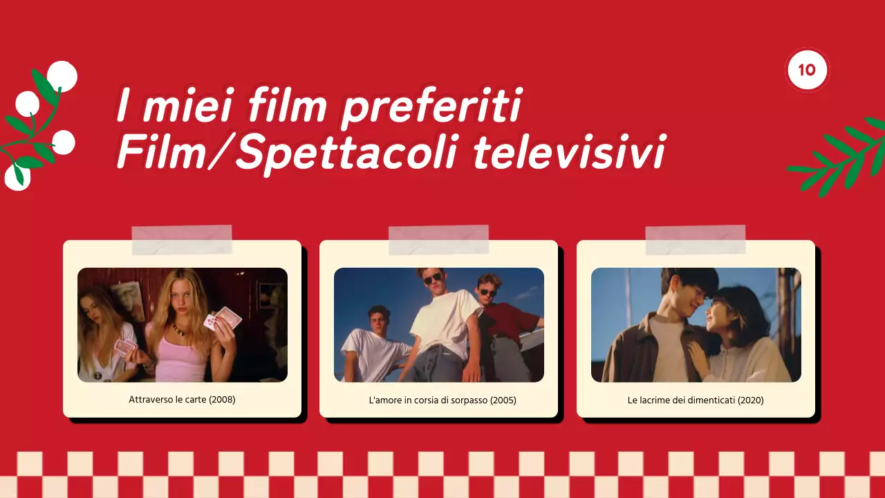 Red Trend Tutto su di me Autopresentazione