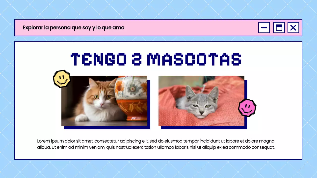 Azul y rosa negrita Esto es lo que soy Introducción