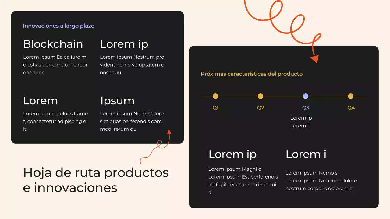 Black and Orange Modern Informe de la reunión trimestral de revisión empresarial