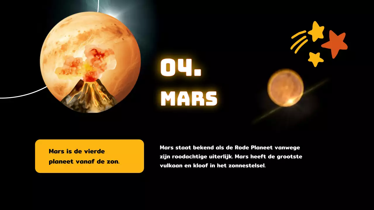 Zwart Eenvoudig Het Zonnestelsel Lesmateriaal