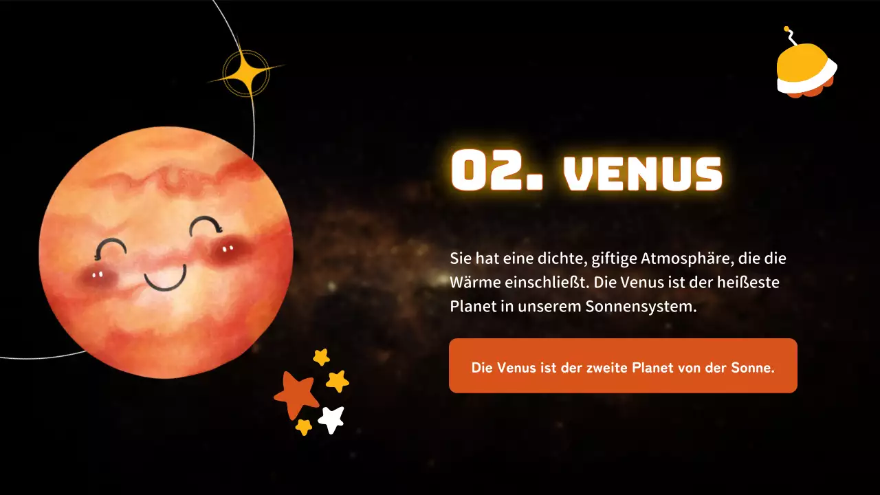 Schwarz Einfach Das Sonnensystem Unterrichtsmaterial