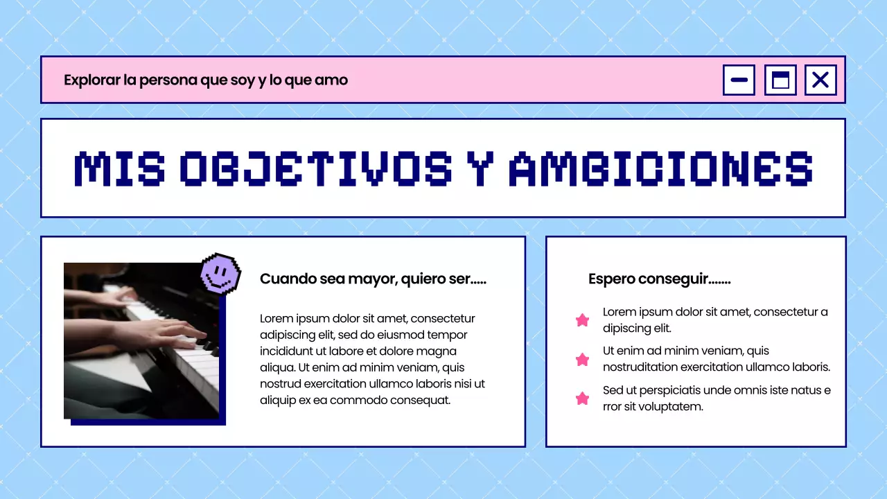 Azul y rosa negrita Esto es lo que soy Introducción