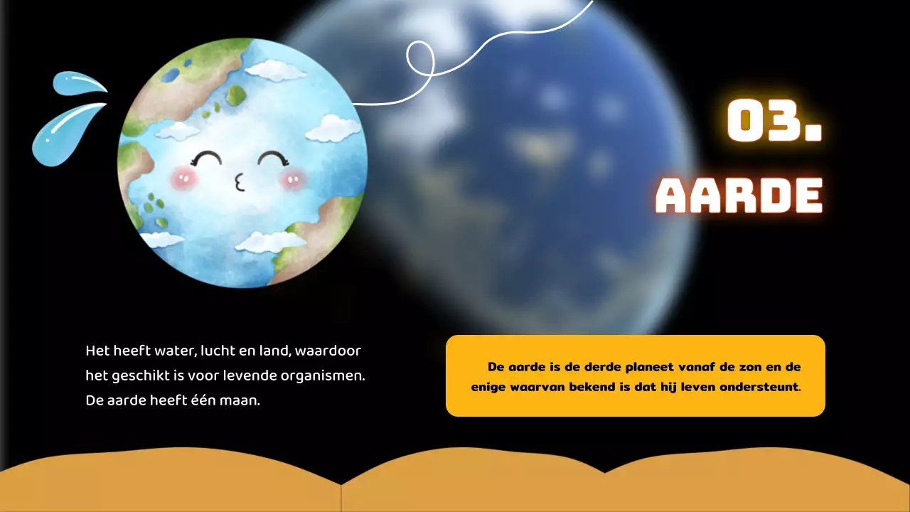 Zwart Eenvoudig Het Zonnestelsel Lesmateriaal