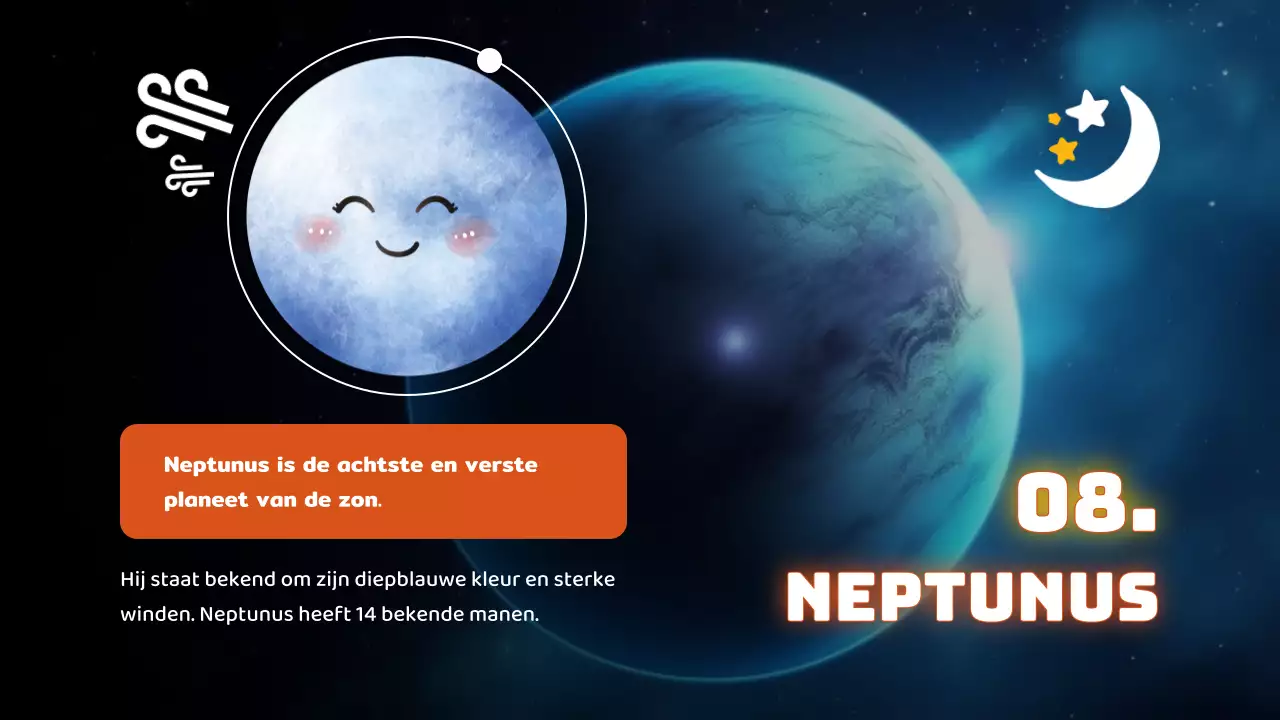 Zwart Eenvoudig Het Zonnestelsel Lesmateriaal