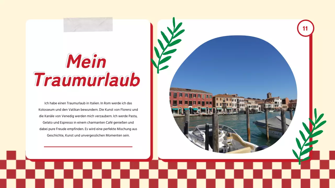 Red Trend Alles über mich Selbstvorstellung