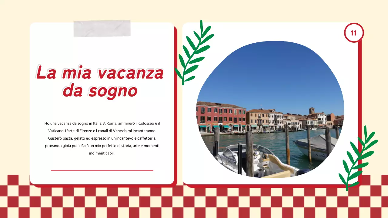 Red Trend Tutto su di me Autopresentazione