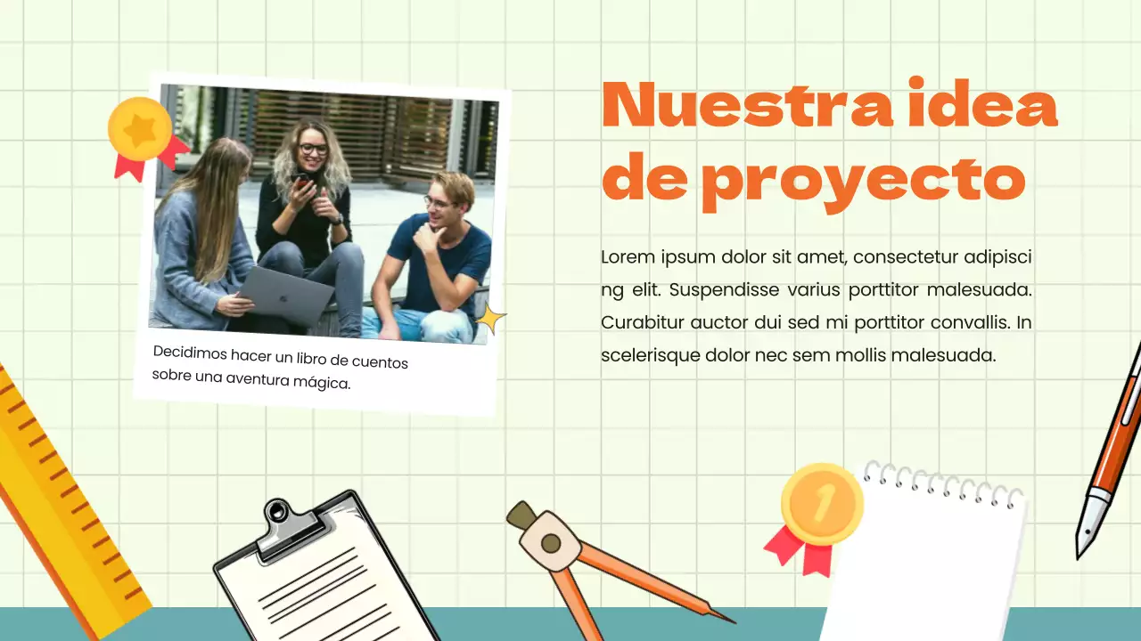 Verde Azul Animación Grupo Proyecto Material de Estudio