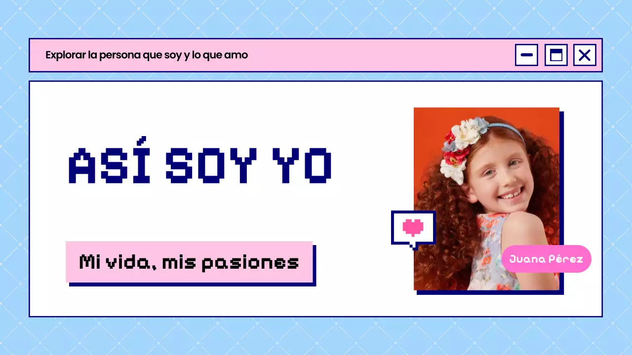 Azul y rosa negrita Esto es lo que soy Introducción