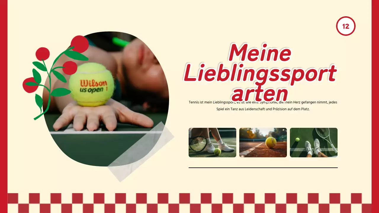 Red Trend Alles über mich Selbstvorstellung