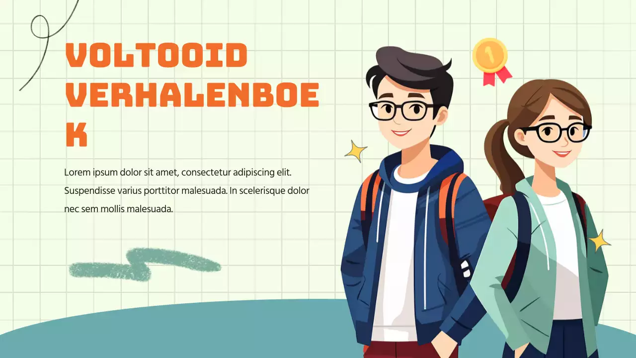 Groen Blauw Animatie Groepsproject Studiemateriaal