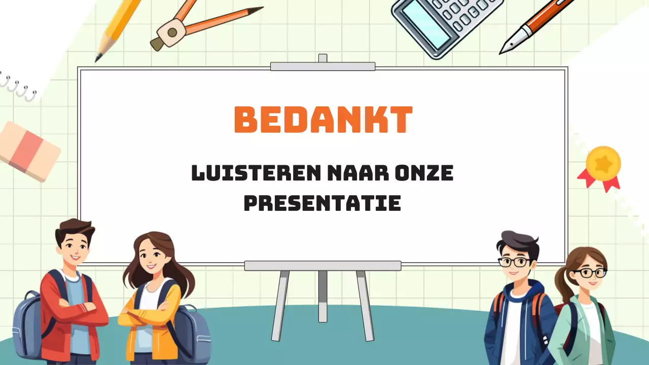 Groen Blauw Animatie Groepsproject Studiemateriaal