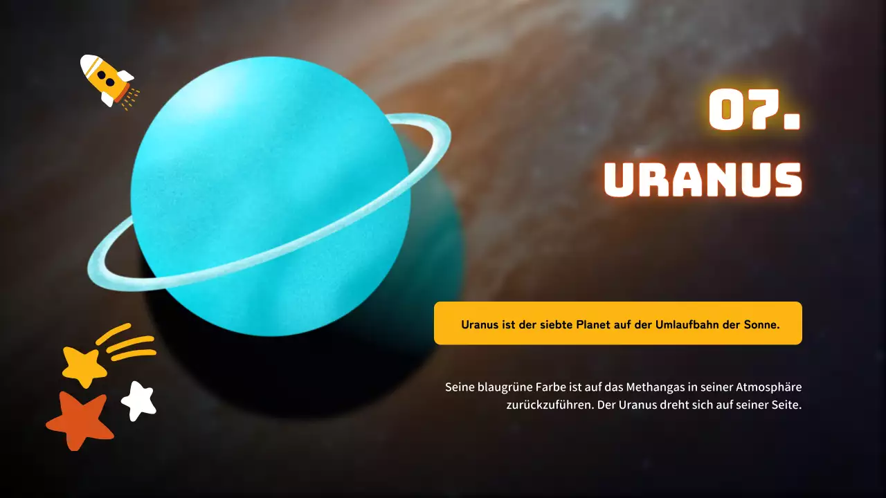 Schwarz Einfach Das Sonnensystem Unterrichtsmaterial