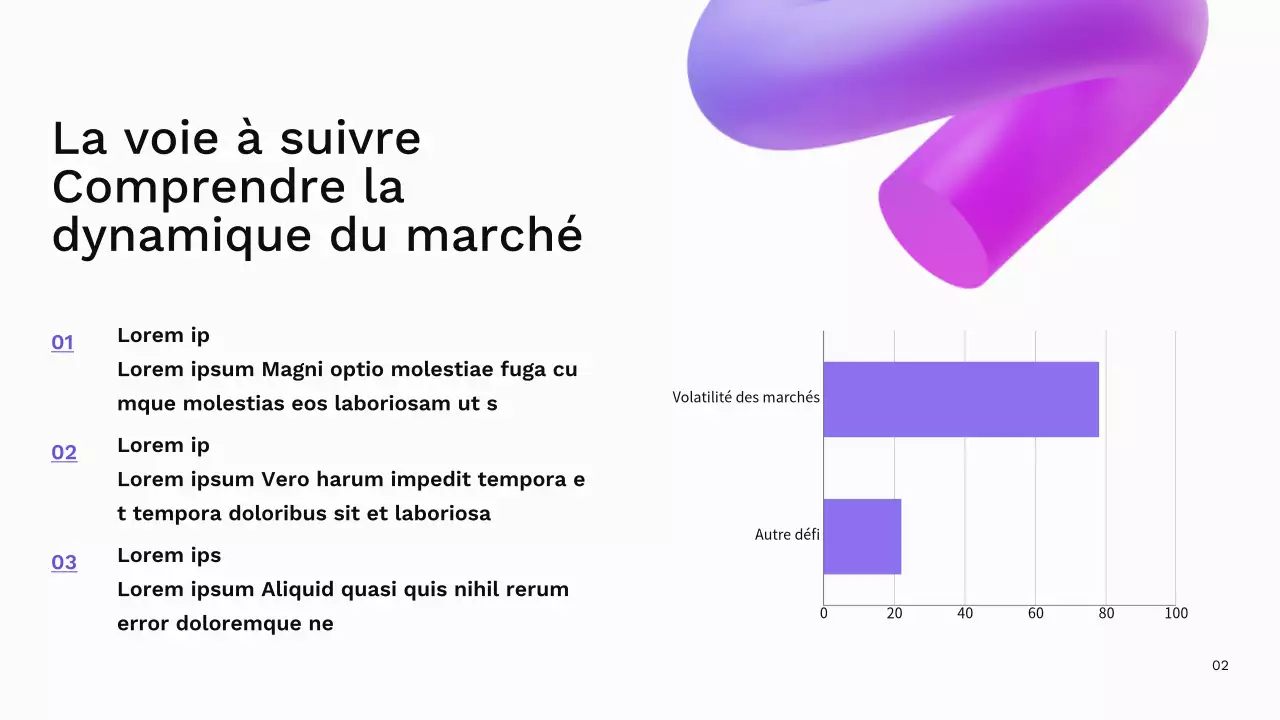 Pourpre et bleu Stratégie adaptative de l'entreprise moderne