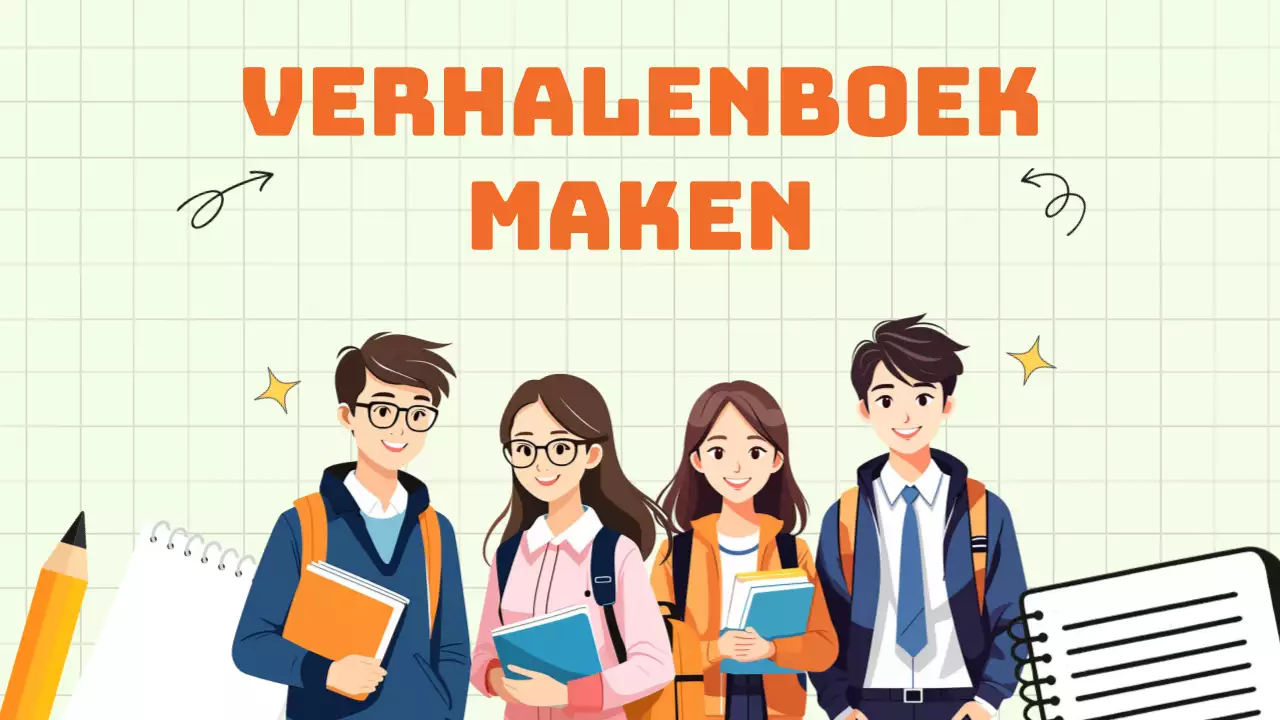 Groen Blauw Animatie Groepsproject Studiemateriaal