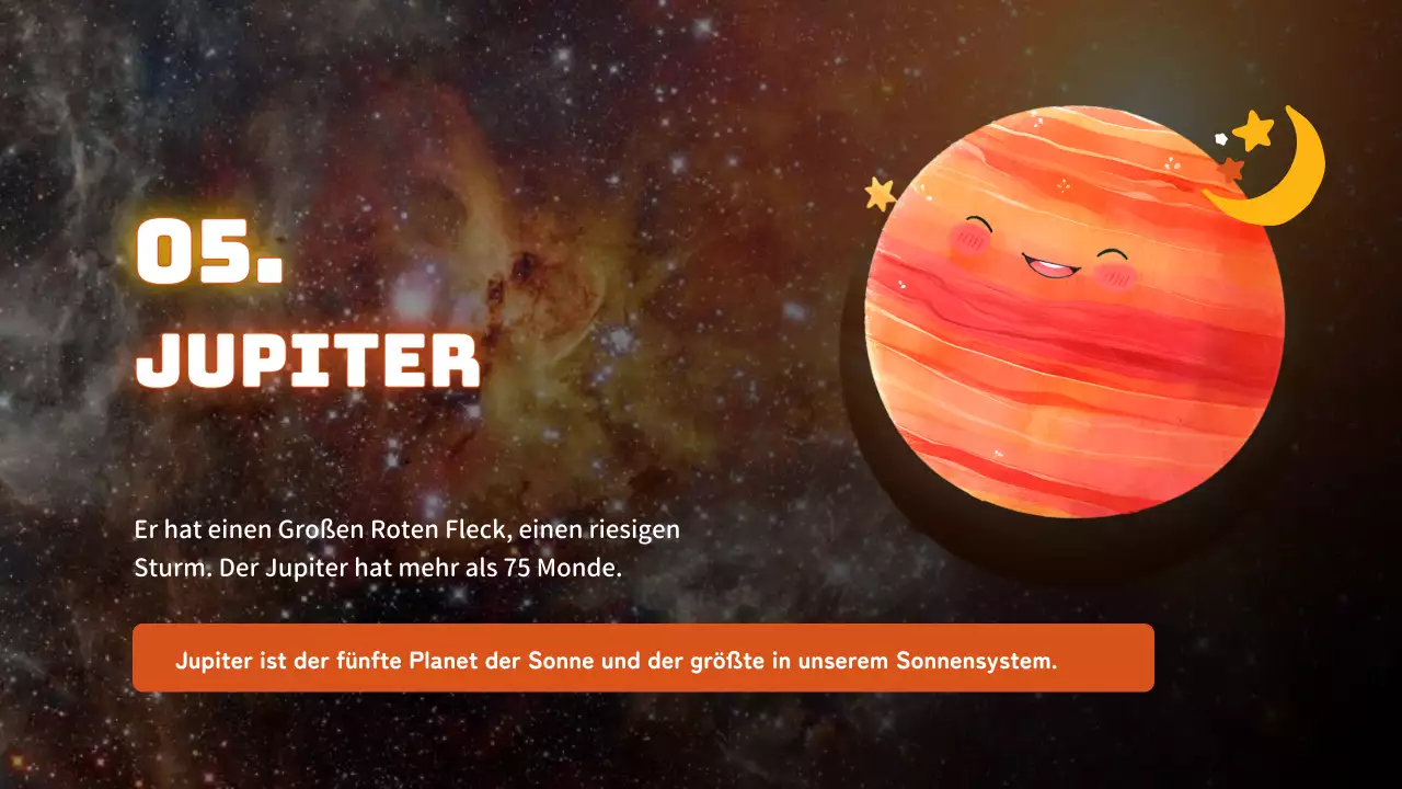 Schwarz Einfach Das Sonnensystem Unterrichtsmaterial