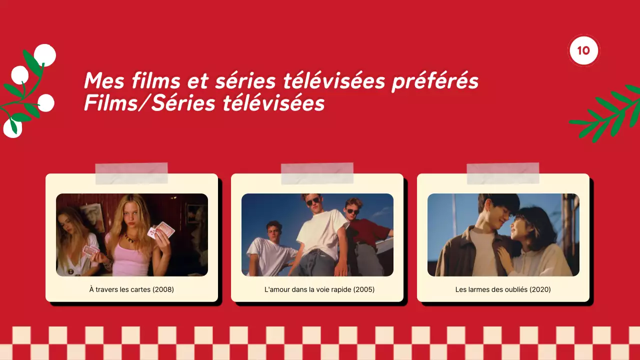 Tendance rouge Tout sur moi Présentation de soi