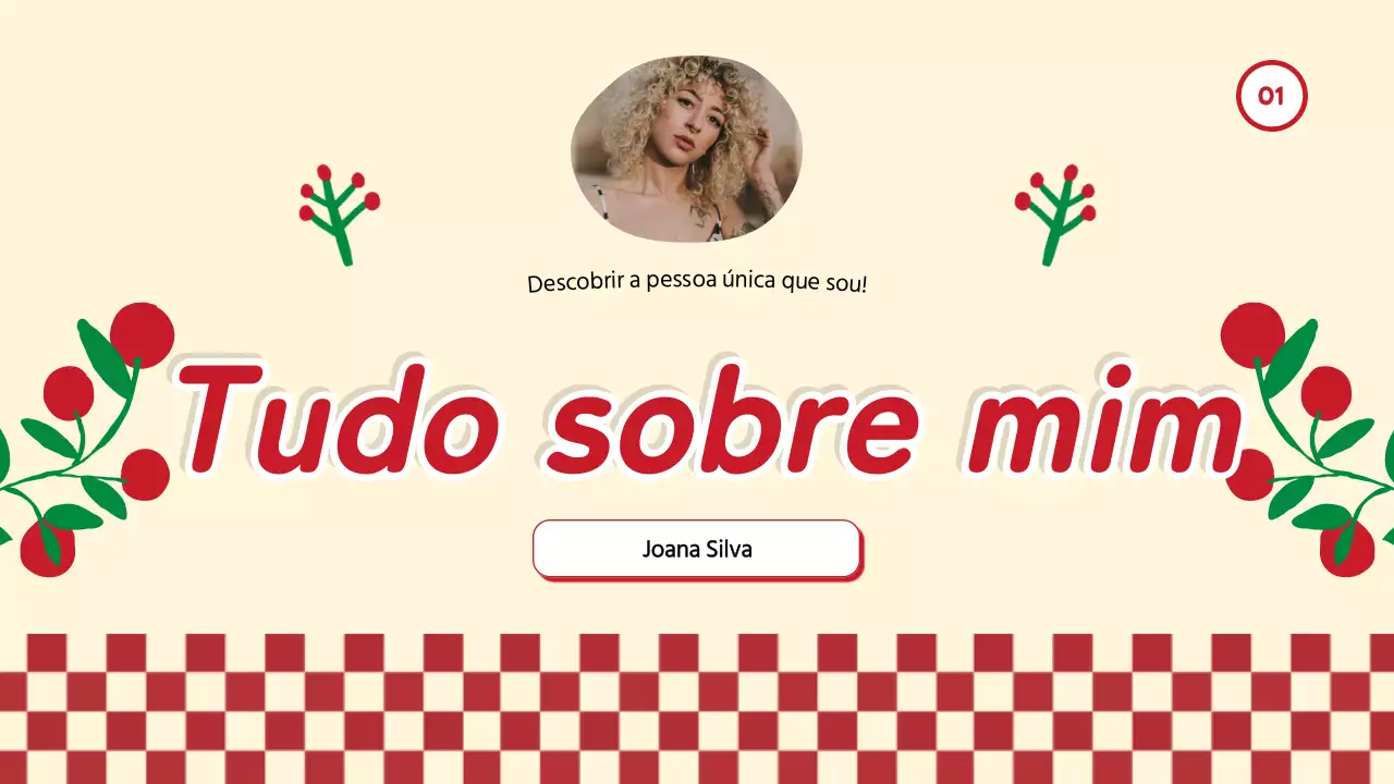 Red Trend Tudo sobre mim Auto-apresentação