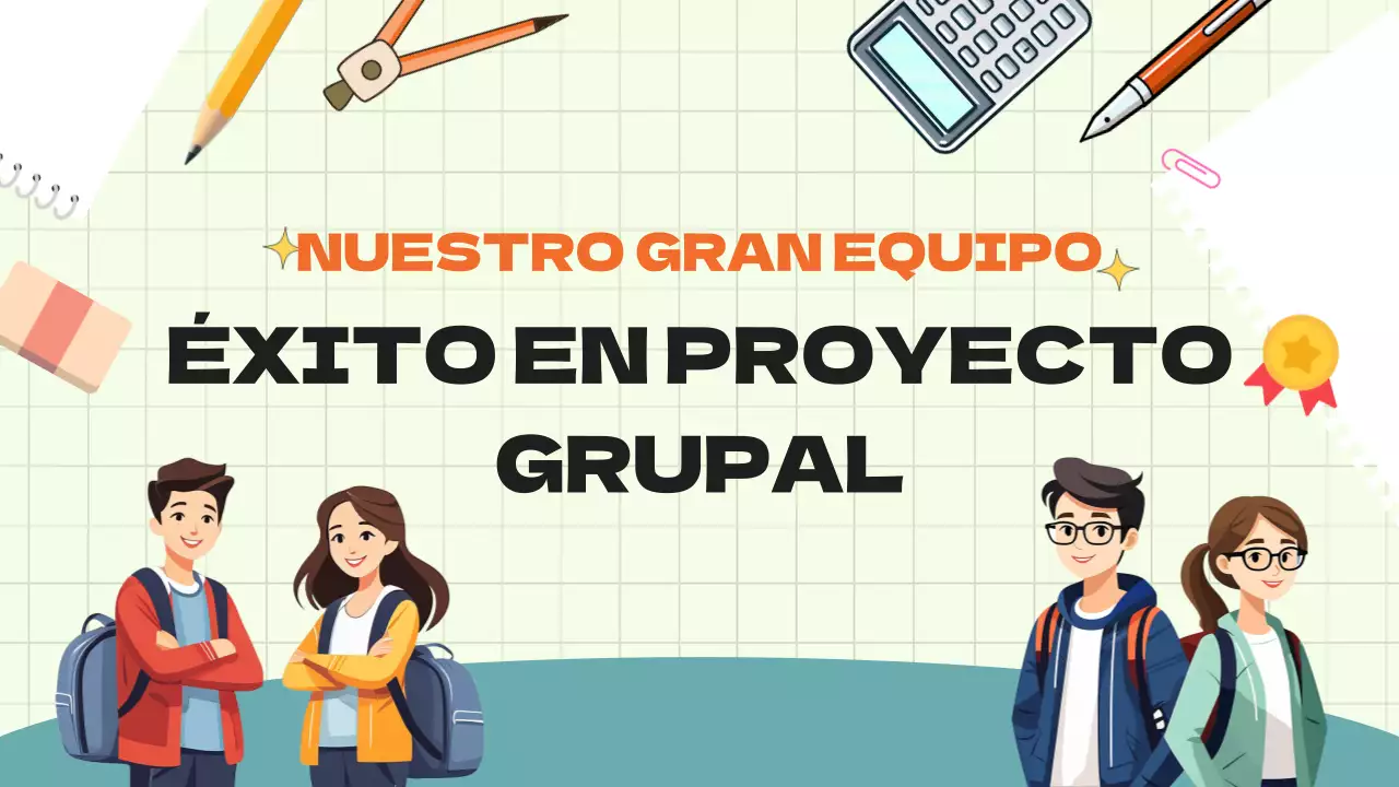 Verde Azul Animación Grupo Proyecto Material de Estudio