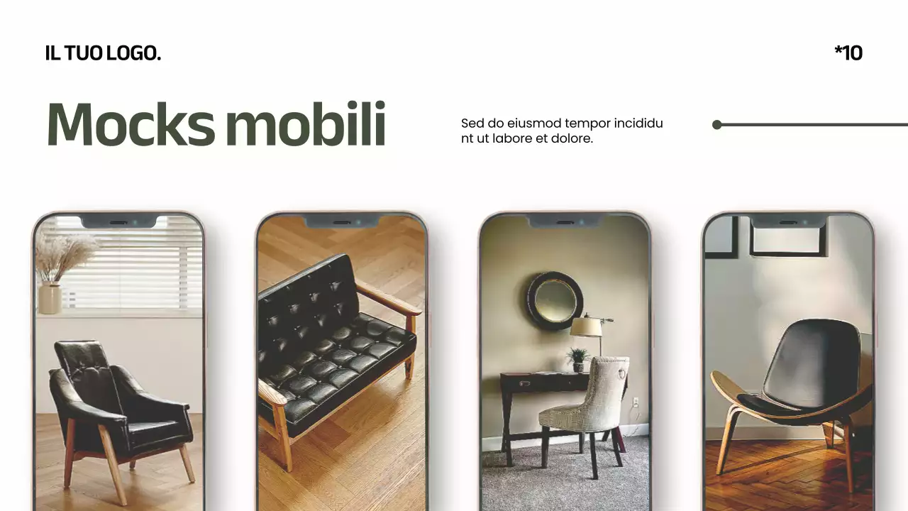 Khaki Bianco Minimale Moderno Elegante Design del prodotto Recensione Campagna di lancio del prodotto