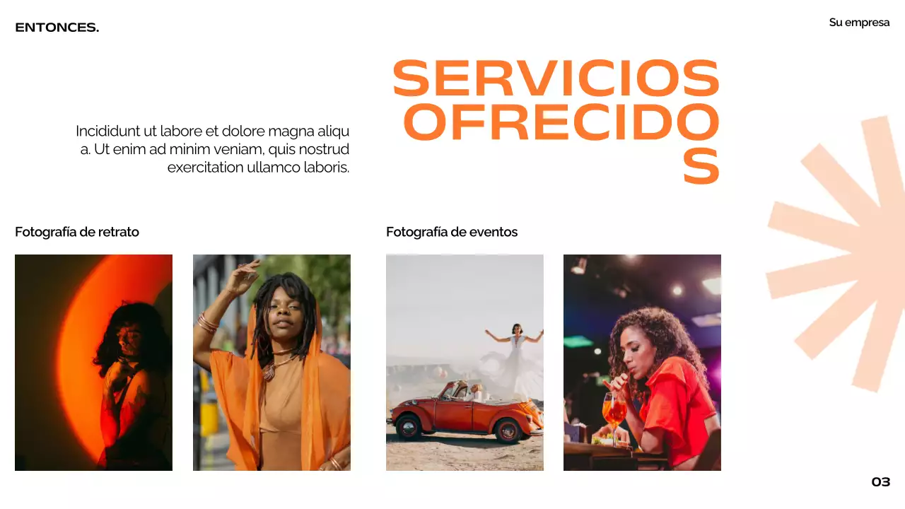 Orange Black White Modern Minimal Bold Business Pitch Deck Proposal