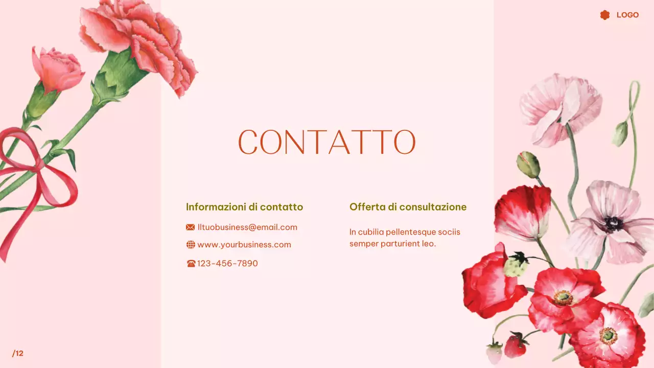 Presentazione del matrimonio da sogno con acquerello floreale rosa tropicale