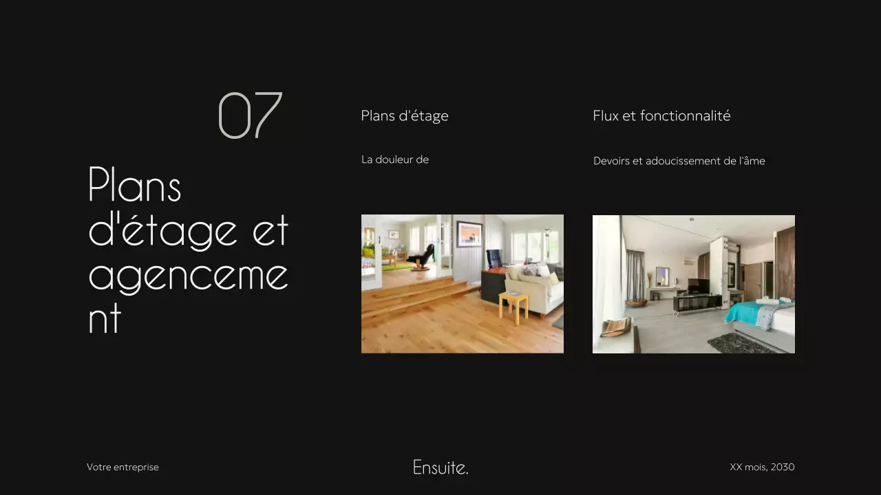 Ivory Black Elegant Minimal Modern Property Housing Pitch Agency Campaign