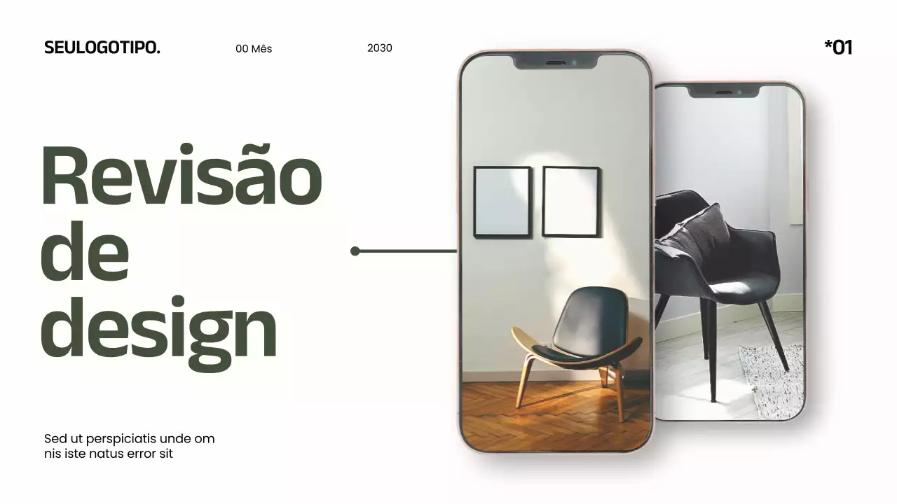 Cáqui Branco Mínimo Moderno Elegante Design de Produto Revisão Campanha de apresentação de produtos