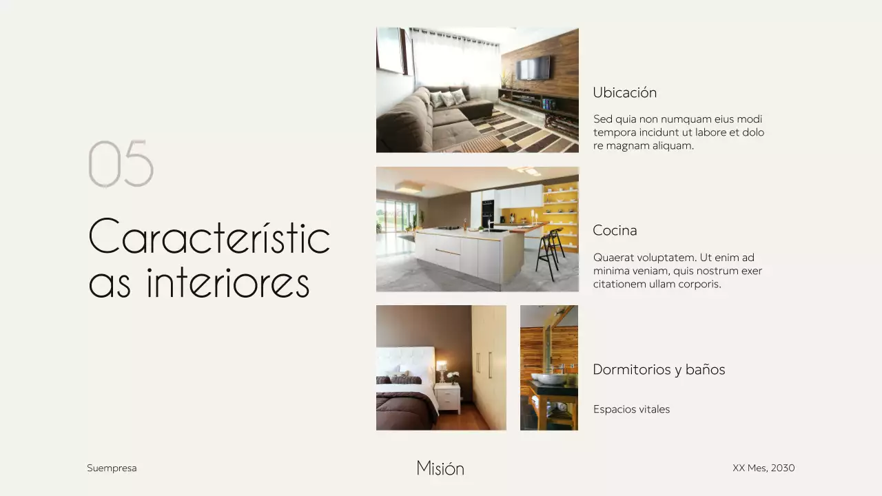 Ivory Black Elegant Minimal Modern Property Housing Pitch Agencia Campaña