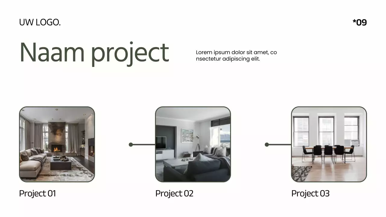 Khaki Wit Minimal Modern Elegant Productontwerp Review Product Pitch Campagne